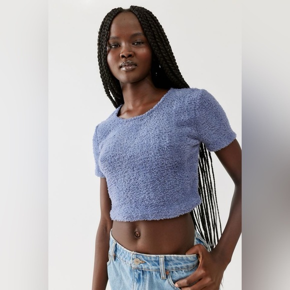 Urban Renewal Remnants Fuzzy Baby Tee NWT Size XS - Picture 1 of 11